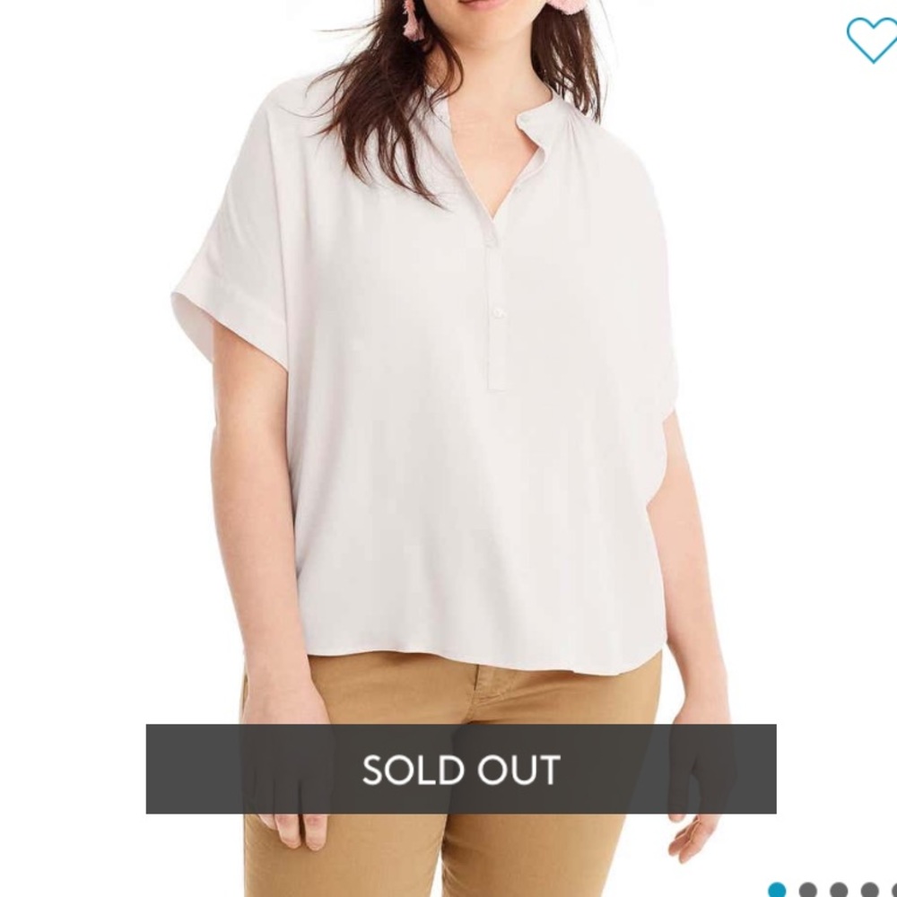 J. Crew❗️🌟HP🌟Point Sur Drapey Popover Shirt